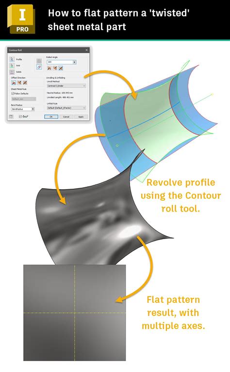 autodesk inventor sheet metal flat pattern|define a side inventor.